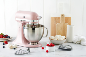 Let Style Bloom in your kitchen with the KitchenAid Artisan Stand Mixer!